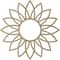 Ekena Millwork Daisy Wood Fretwork Pierced Ceiling Medallion, Hickory, 26"OD x 9"ID x 3/8"T CMWP26X26X0375DAHI - alternate 2